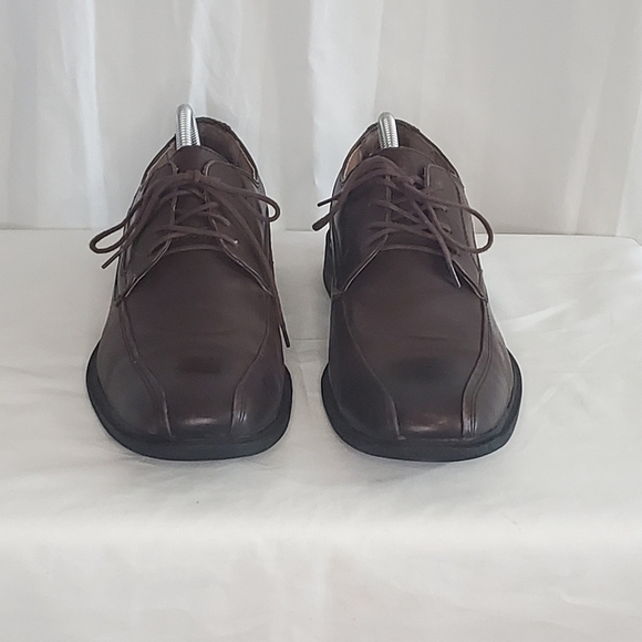 GH Bass Mens Gordon II Brown Lace Up Leather Oxford Dress Shoes Size 10 M - Picture 2 of 10